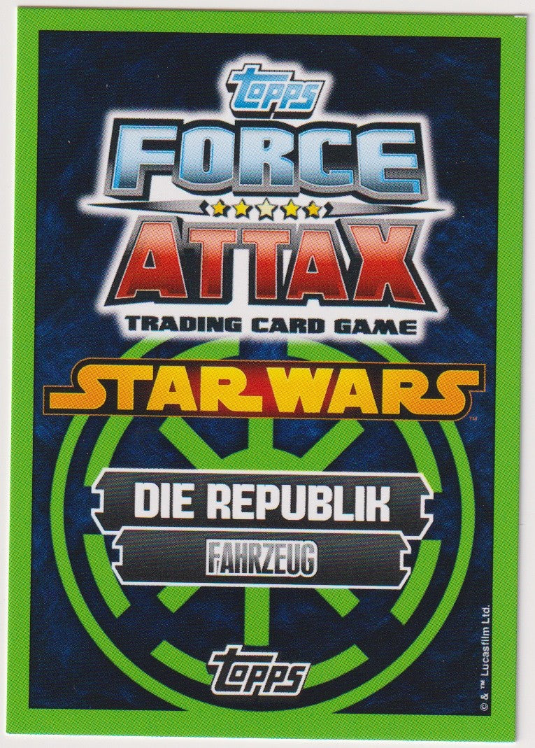 Topps Star Wars 2015 Yoda's Jedi Sternenjäger Republik Fahrzeug TCG Rare – Bild 2