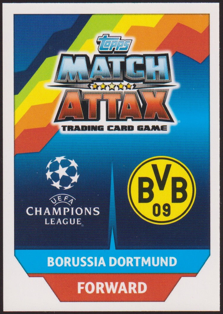 Topps Match Attax Marco Reus Borussia Dortmund UEFA Champions League Parallel – Bild 2