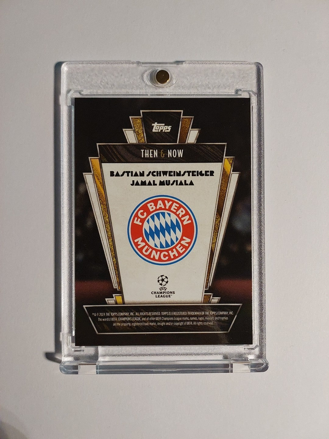 Topps UCC Deco 2023-24 Musiala & Schweinsteiger Dual Bayern München Parallel Hit – Bild 2