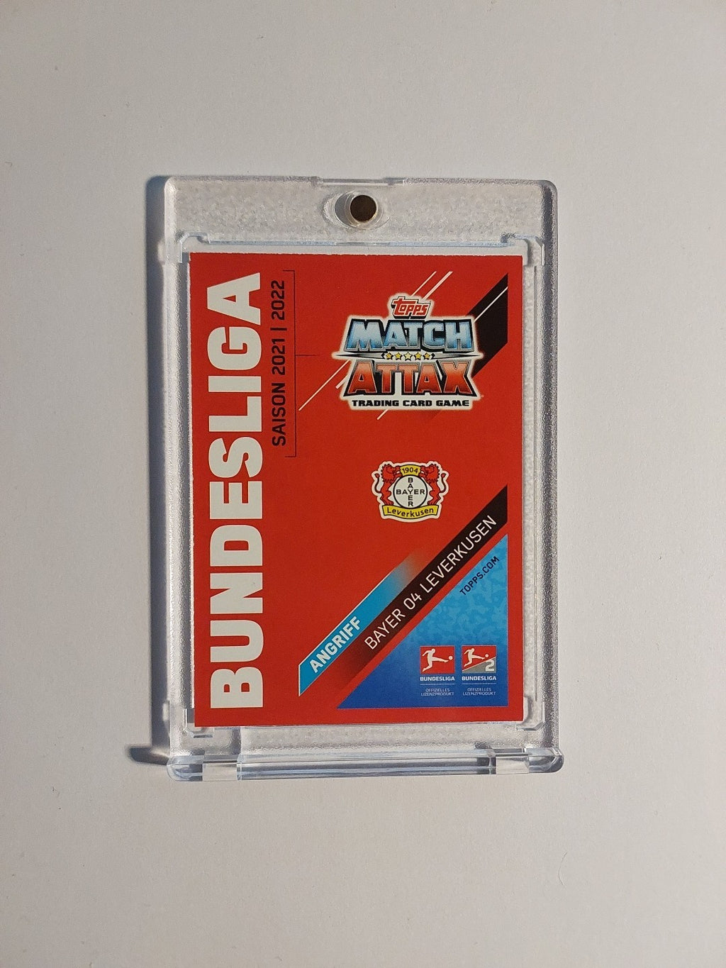 Topps Bundesliga 2021-22 Amine Adli On Card Auto Bayer Leverkusen Parallel Rare – Bild 2