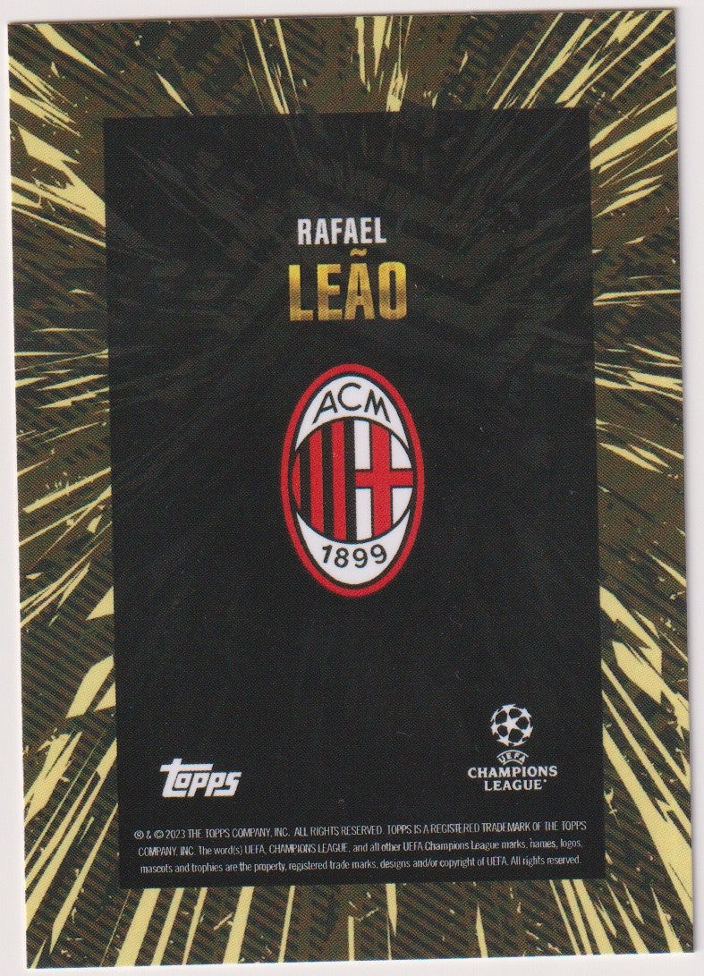 Topps Champions League Rafael Leão AC Milan Parallel Rare – Bild 2