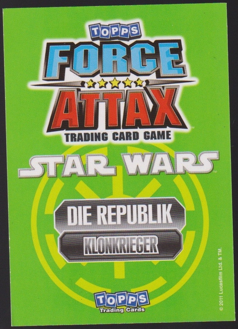 Topps Star Wars 2011 Klonkommandant Cody Republik TCG Rare #27 – Bild 2