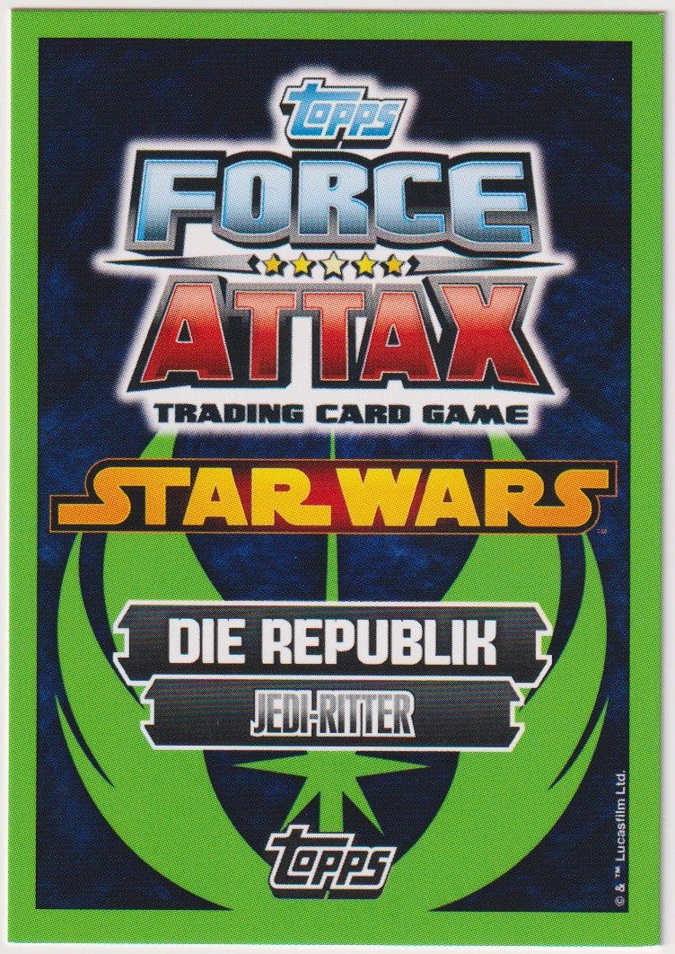 Topps Star Wars 2015 Quinlan Vos Republik Die Jedi-Ritter TCG Rare – Bild 2