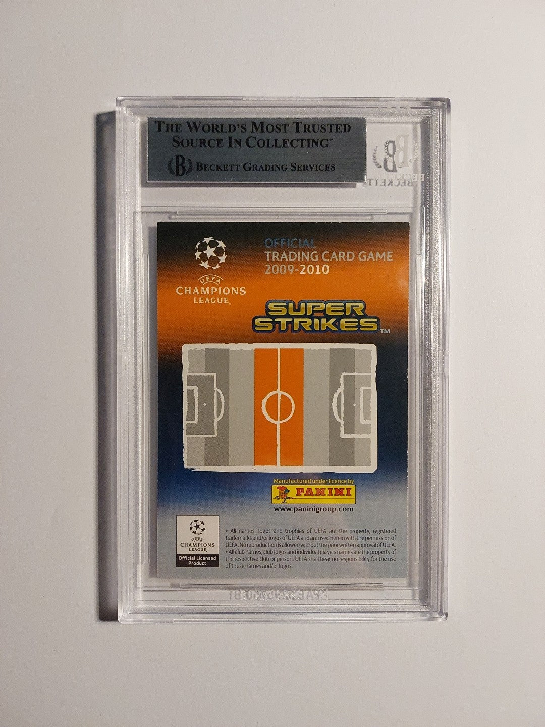 Panini Champions League 2009-10 Andrea Pirlo Mailand Parallel Star Player BGS 8 – Bild 2