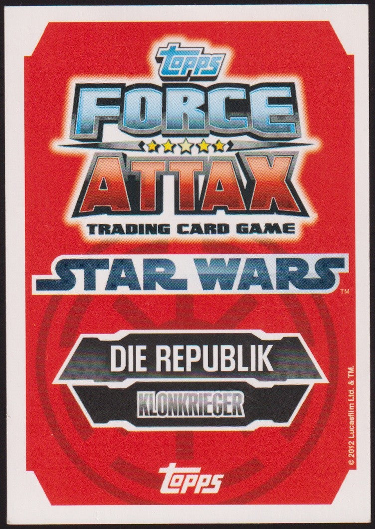 Topps Star Wars 2012 Klonkommandant Wolffe Republik Klonkrieger TCG Rare – Bild 2