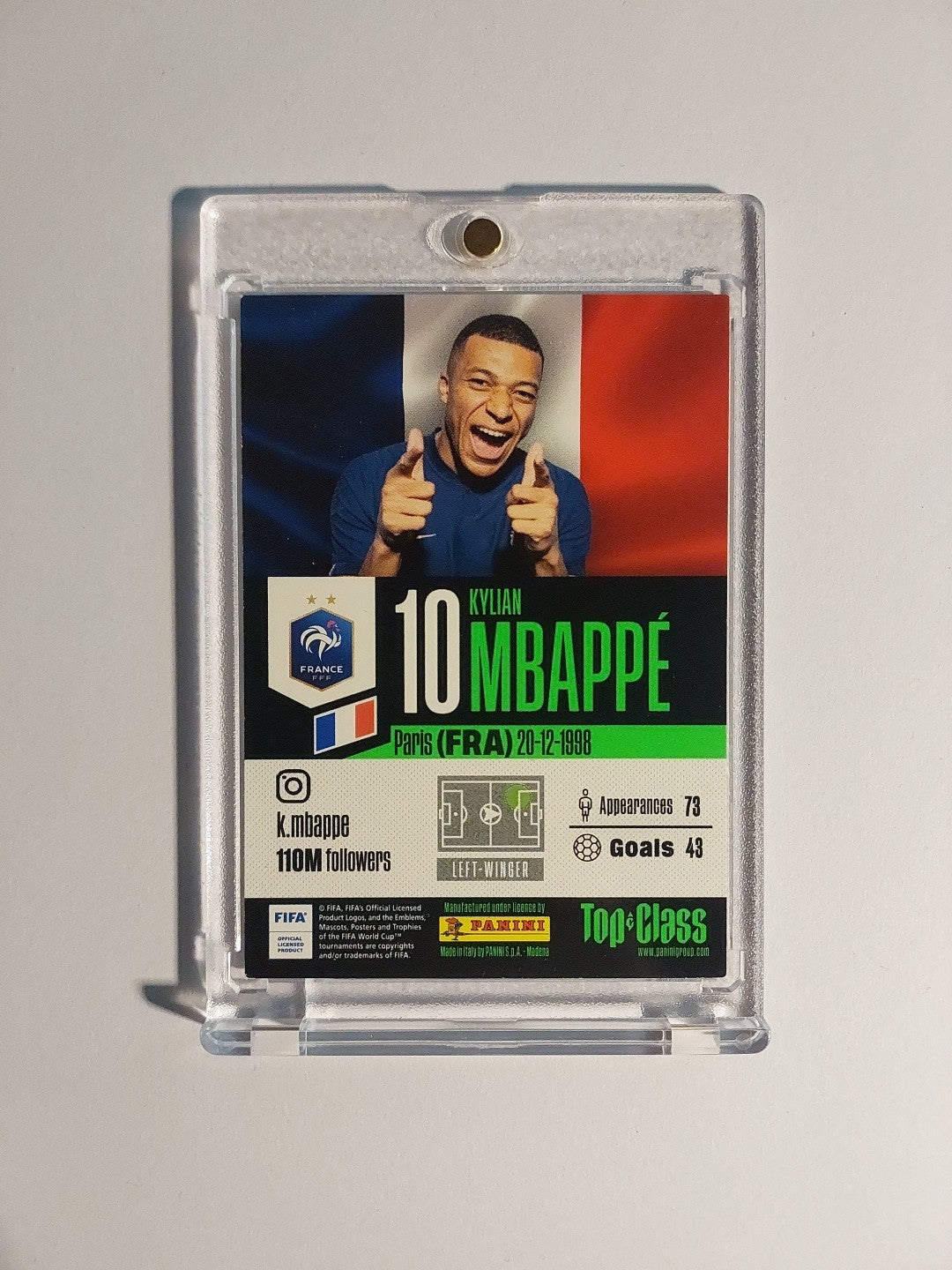 Panini Top Class 2023-24 Kylian Mbappé Paris Saint-Germain Parallel Refractor – Bild 2