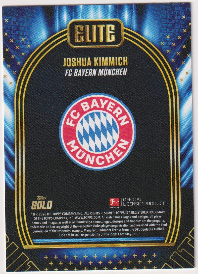 Topps Elite 2025-26 Joshua Kimmich FC Bayern München Bundesliga Parallel 32/99 – Bild 2