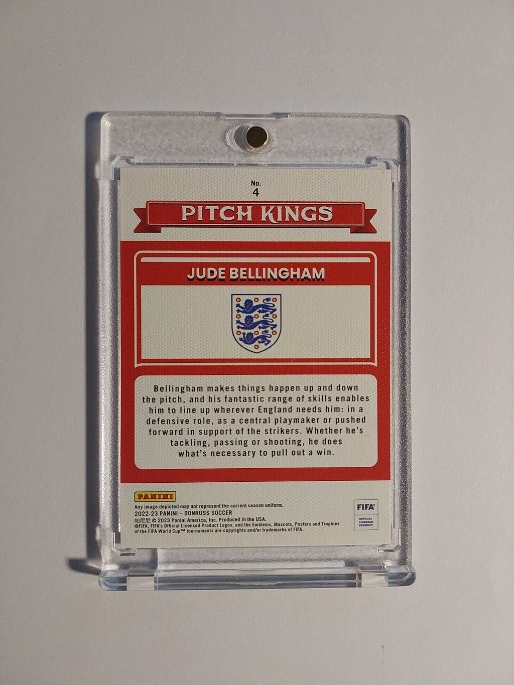 Panini Donruss 2022-23 Jude Bellingham England Parallel Insert Ultra Rare Hit – Bild 2