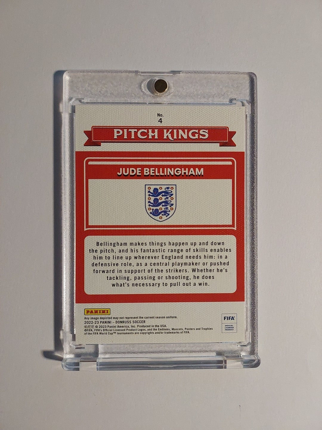 Panini Donruss 2022-23 Jude Bellingham England Parallel Insert Ultra Rare Hit – Bild 2