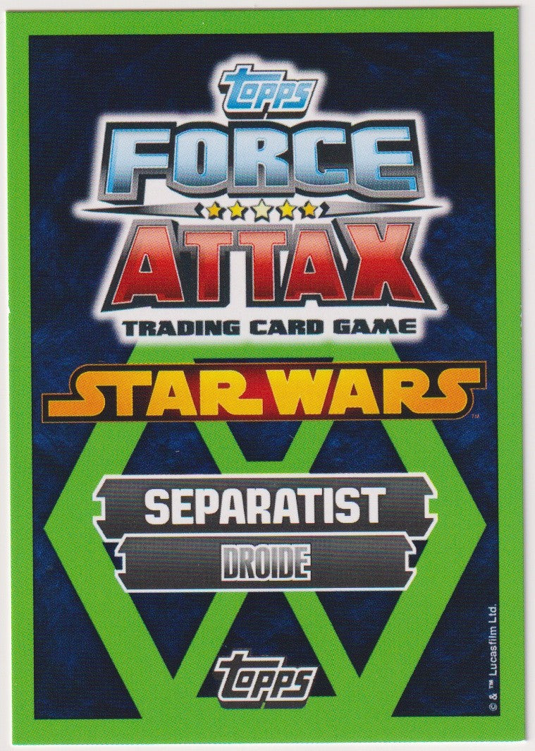 Topps Star Wars Droidenkanonenboot Seperatisten 2015 TCG Rare – Bild 2