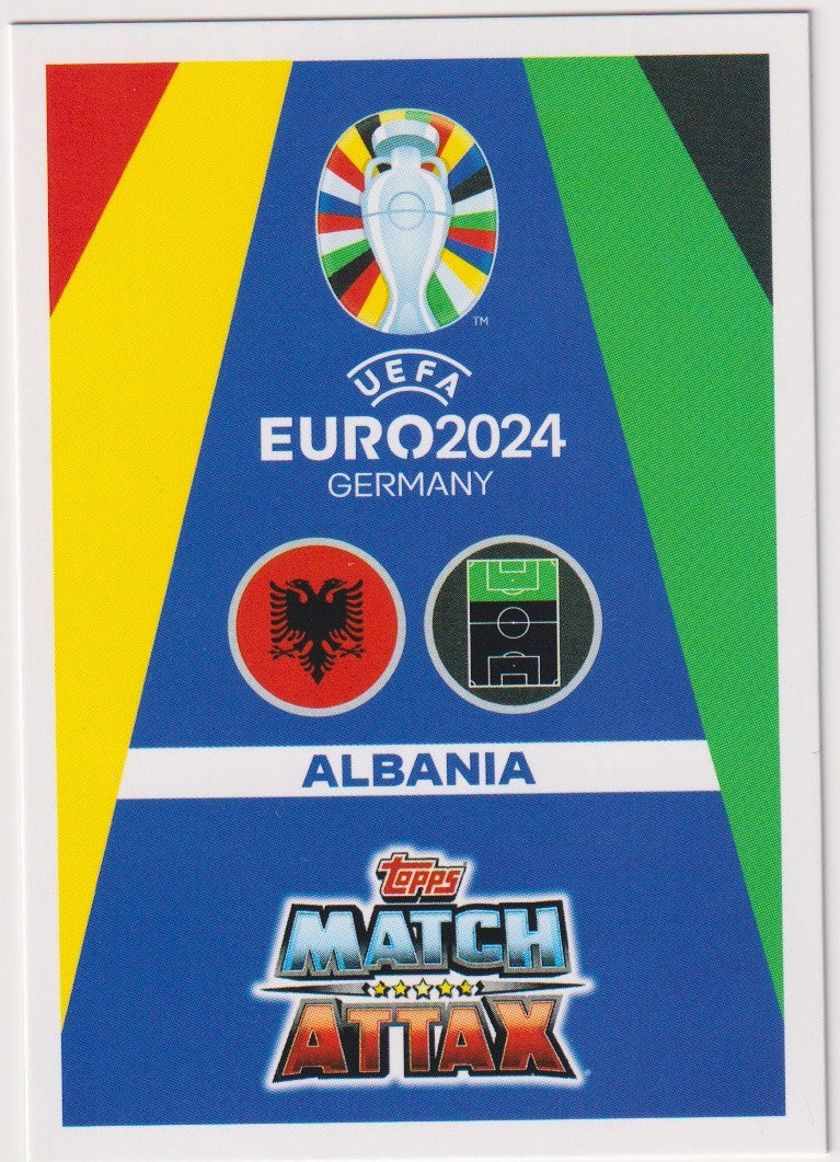 Topps Match Attax 2023-24 Armando Broja Albania Parallel Rare – Bild 2