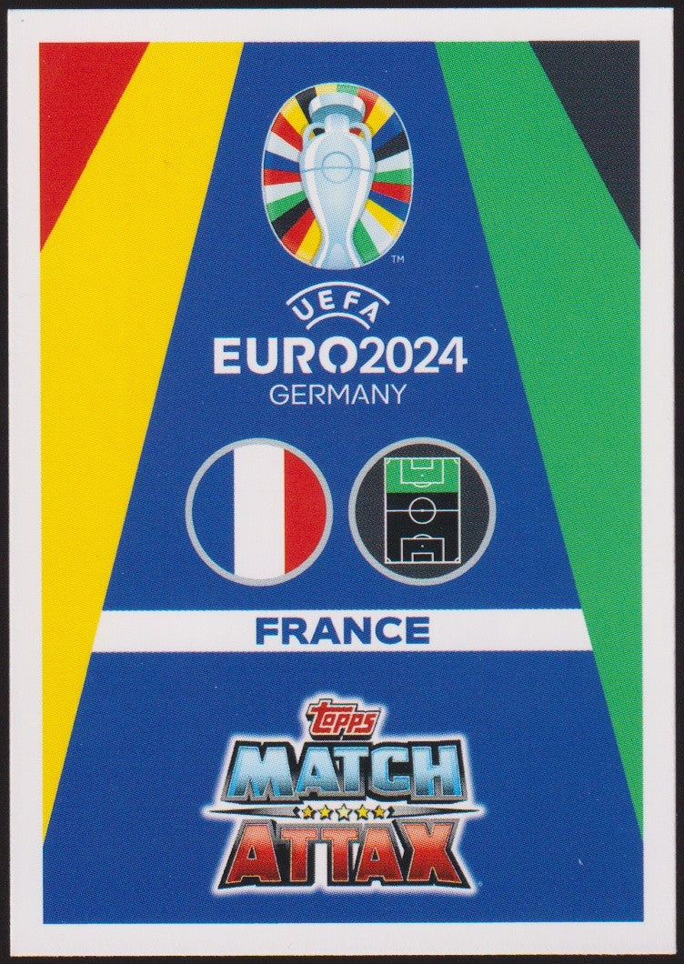 Topps Match Attax 2023-24 Ousmane Dembélé UEFA Euro 2024 Germany Parallel Rare – Bild 2