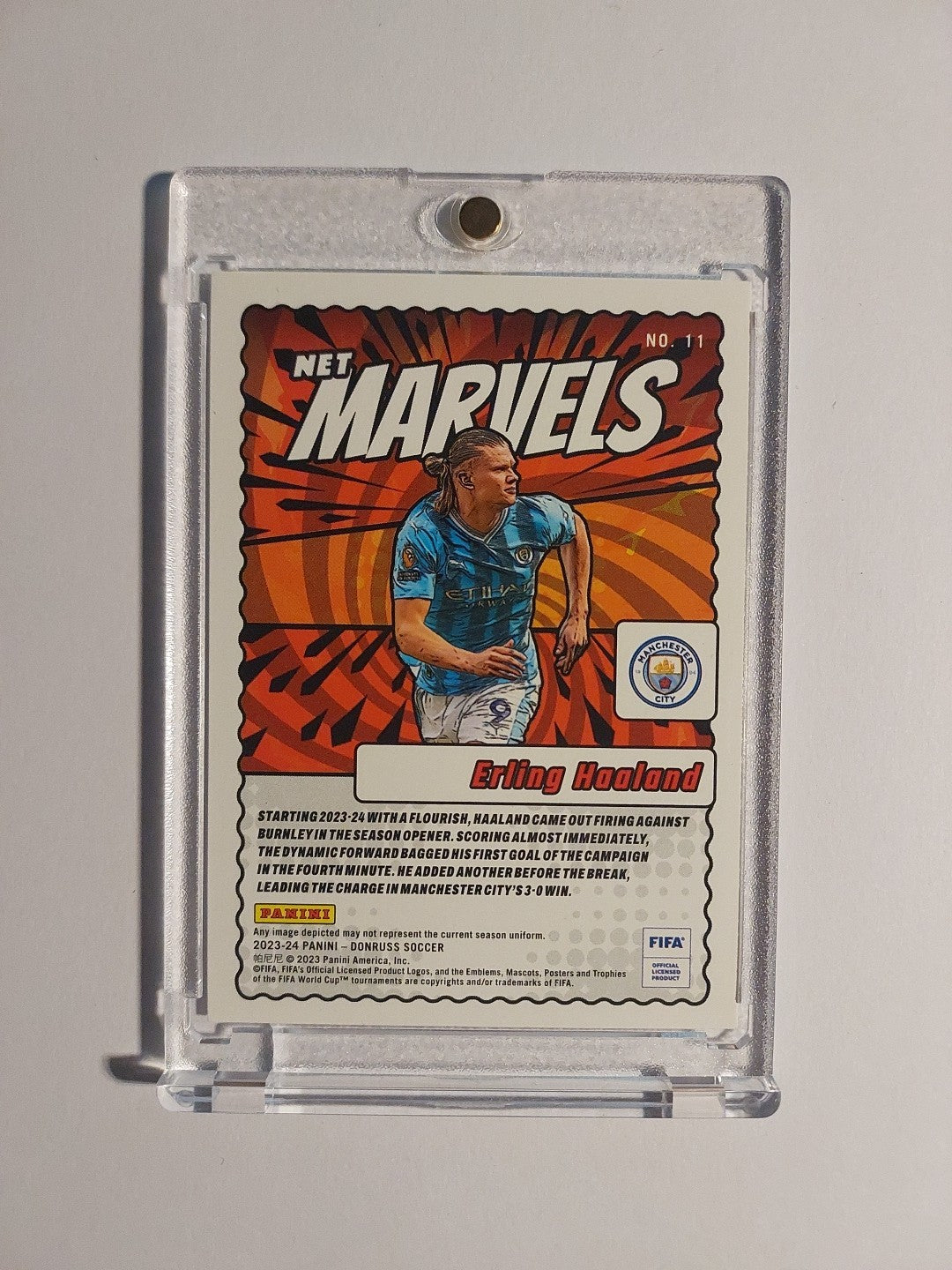 Panini Donruss 2023-24 Erling Haaland Manchester City Parallel Insert Ultra Rare – Bild 2