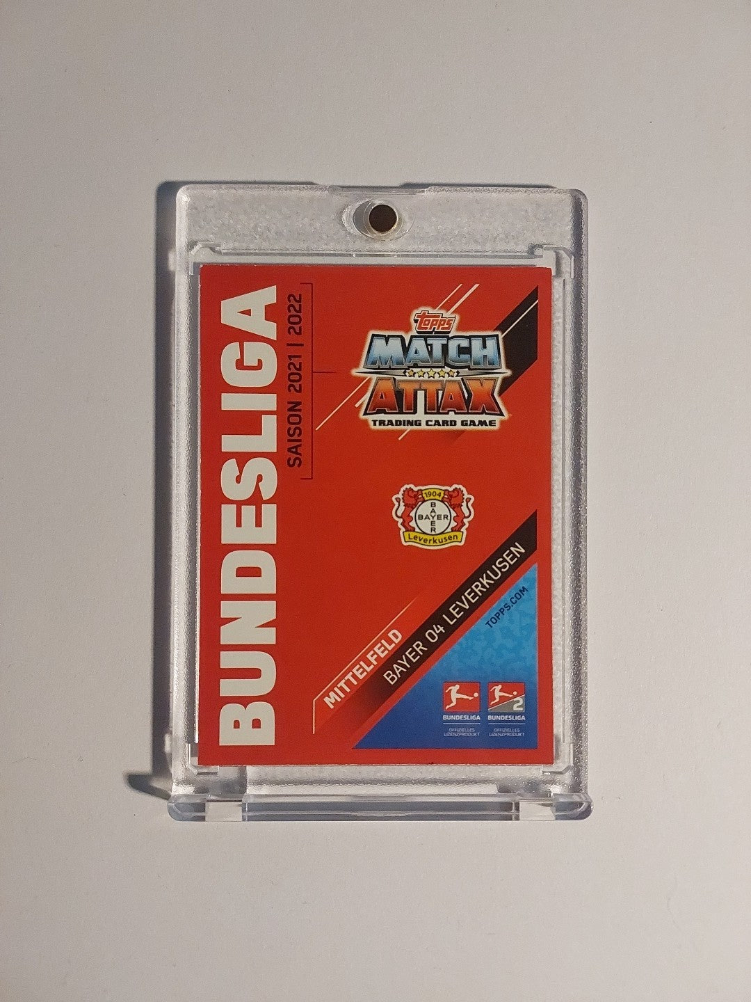 Topps Bundesliga 2021-22 Exequiel Palacios On Card Auto Bayer Leverkusen Rare – Bild 2