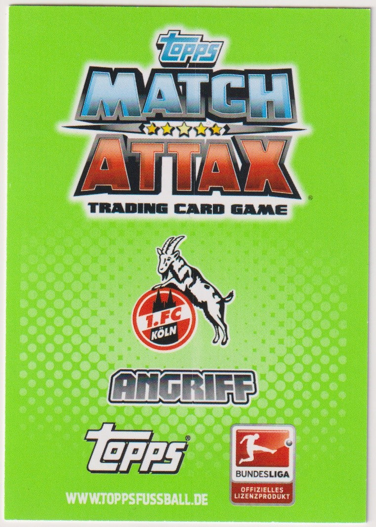 Topps Match Attax Lukas Podolski 1. FC Köln Parallel Rare – Bild 2