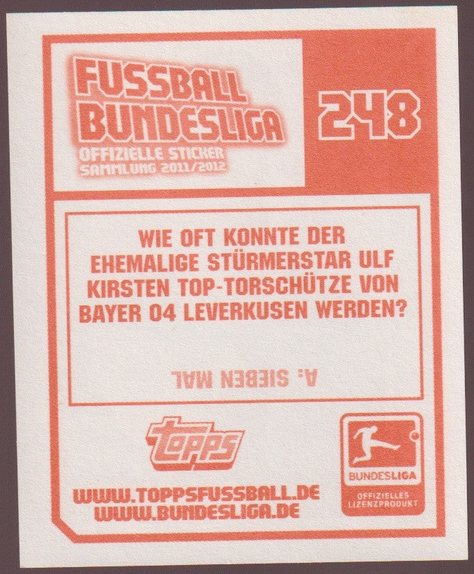 Topps Bundesliga 2011-12 Michael Ballack Bayer Leverkusen Legend Parallel – Bild 2