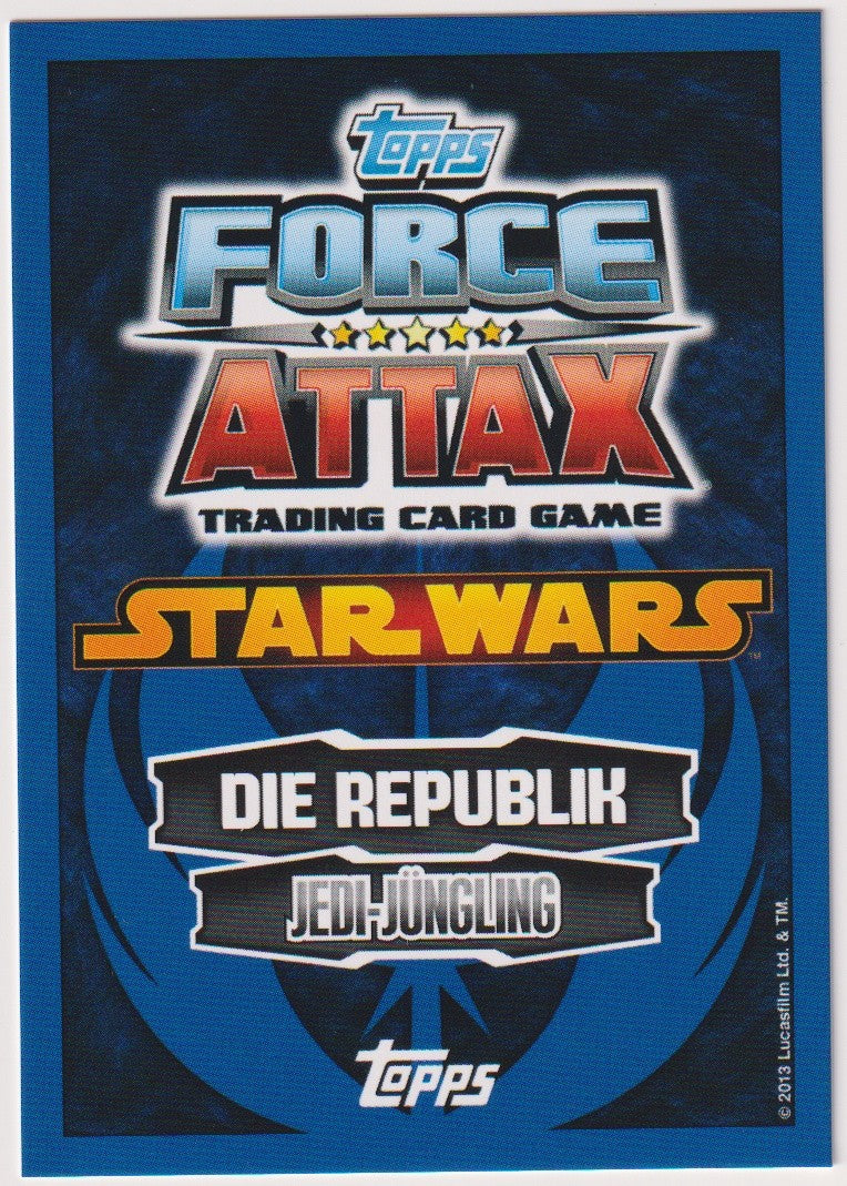 Topps Star Wars 2013 Gungi Republik Jedi-Jüngling TCG Rare – Bild 2