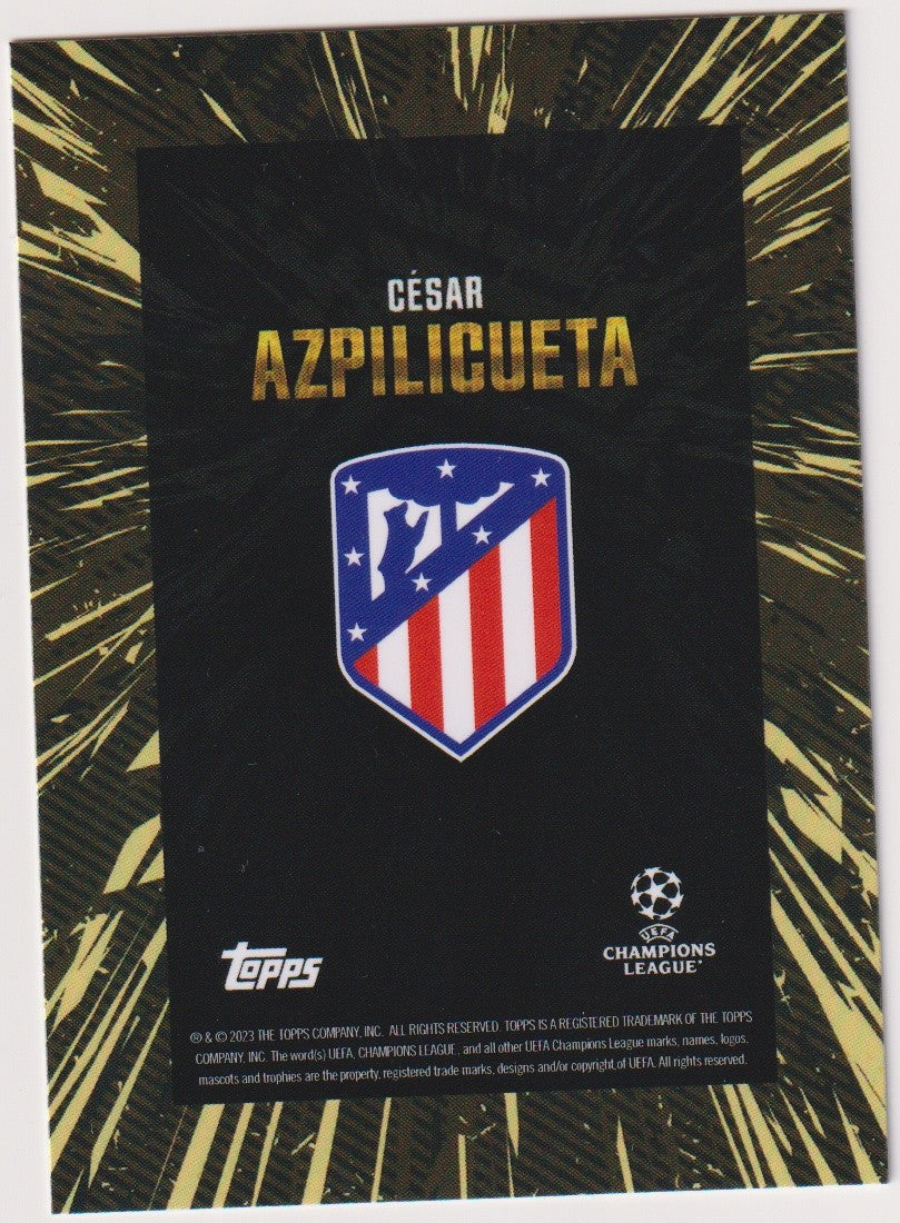 Topps 2022-23 César Azpilicueta Atlético Madrid UEFA Champions League – Bild 2
