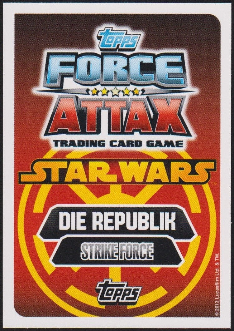 Topps Star Wars 2013 Yoda (Movie Version) Jedi Republik Full Art TCG Rare #182 – Bild 2