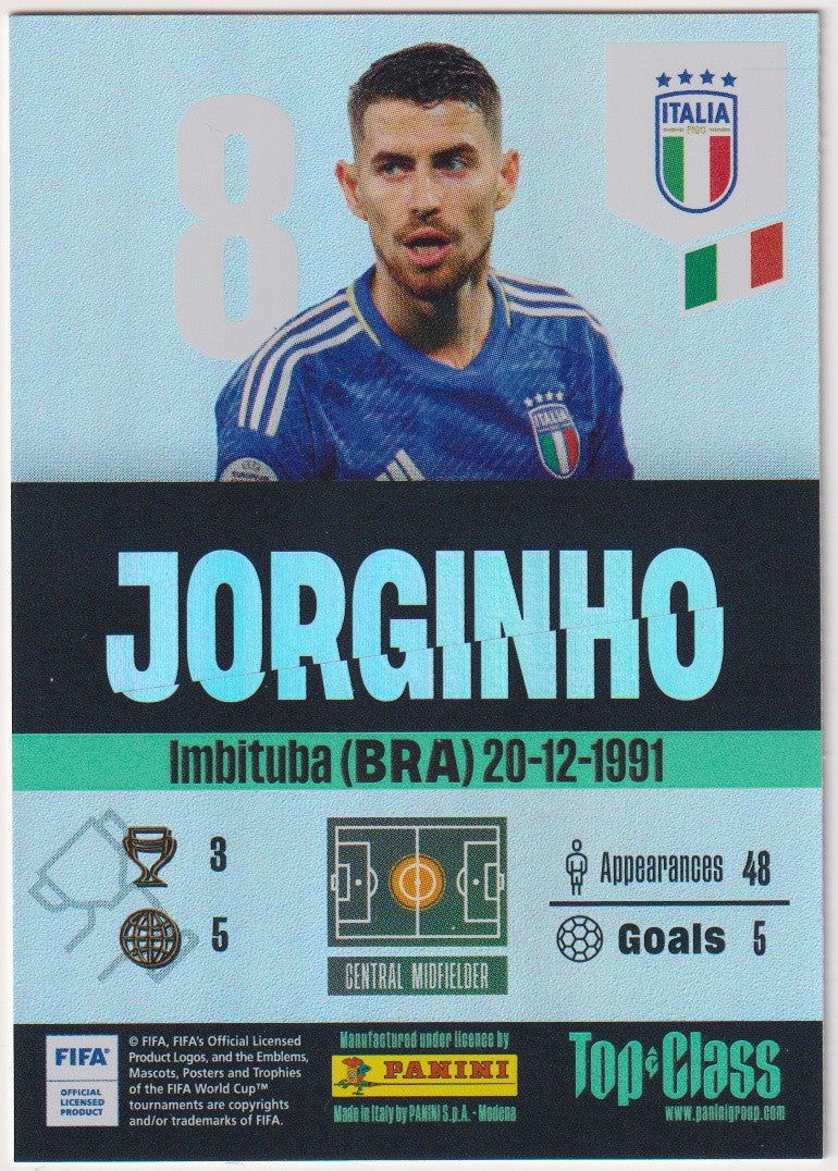 Panini Top Class 2018-19 Jorginho Italien Parallel Rare – Bild 2