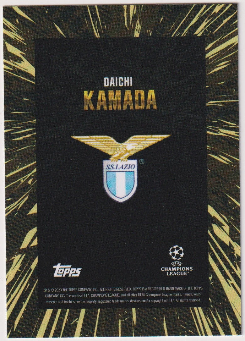 Topps X WHIP Daichi Kamada SS Lazio UEFA Champions League Parallel Rare – Bild 2