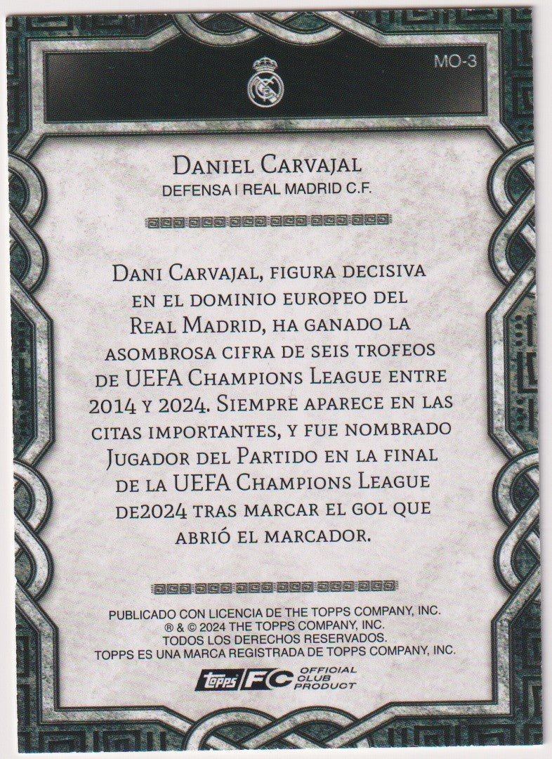 Topps Official Club Product 2024-25 Daniel Carvajal Real Madrid C.F. Parallel – Bild 2