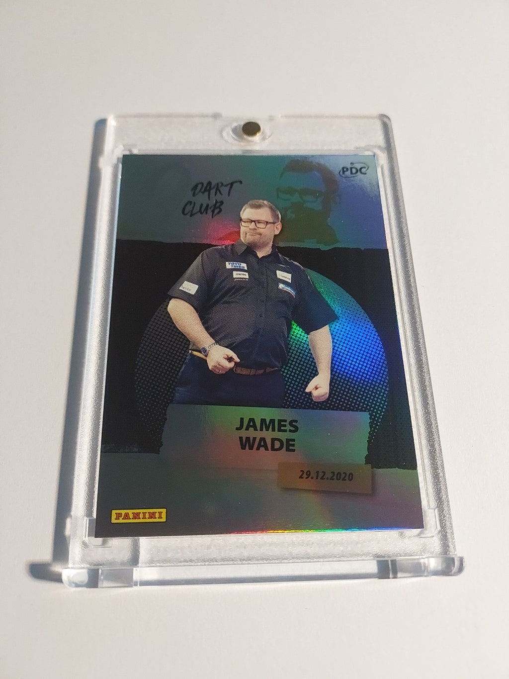 Panini PDC World Championship 2026 James Wade 9 Dart Club Refractor Rare Hit – Bild 2
