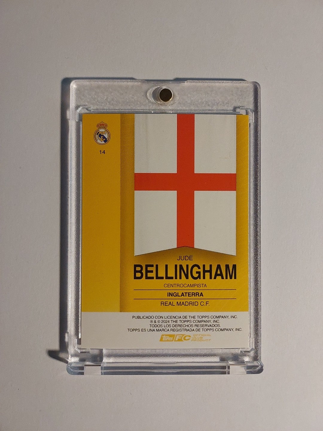 Topps Real Madrid Set 2024-25 Jude Bellingham Parallel Refractor Insert Rare Hit – Bild 2