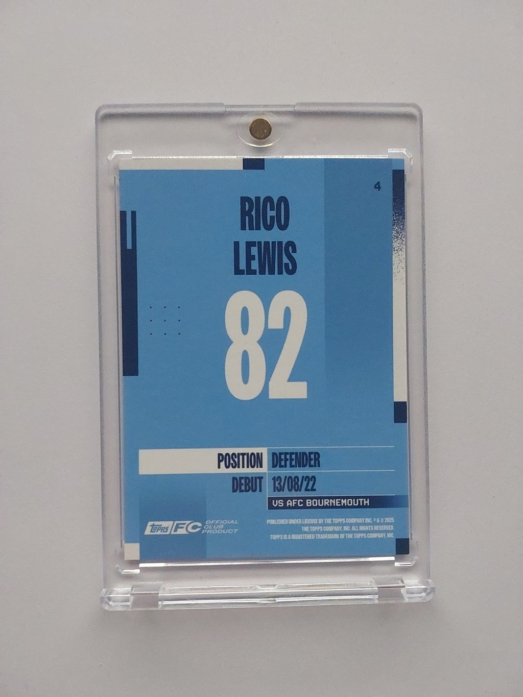 Topps Manchester City Team Set 2024-25 Rico Lewis (Static Foil) Parallel – Bild 2