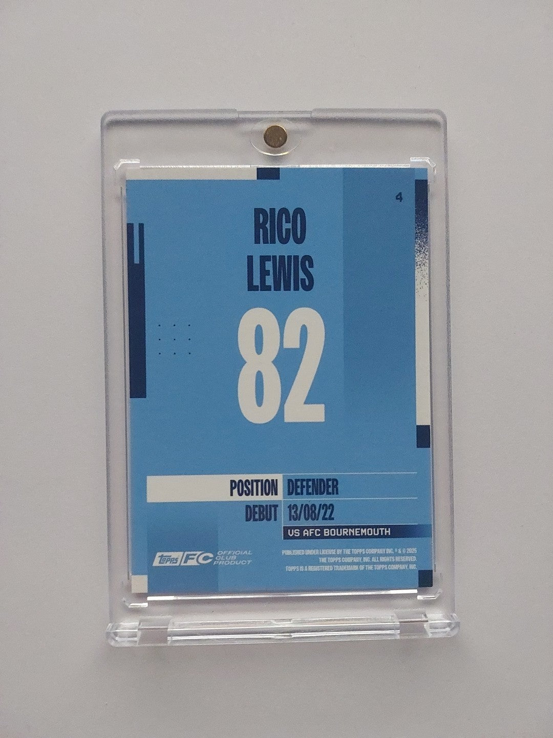Topps Manchester City Team Set 2024-25 Rico Lewis (Static Foil) Parallel – Bild 2