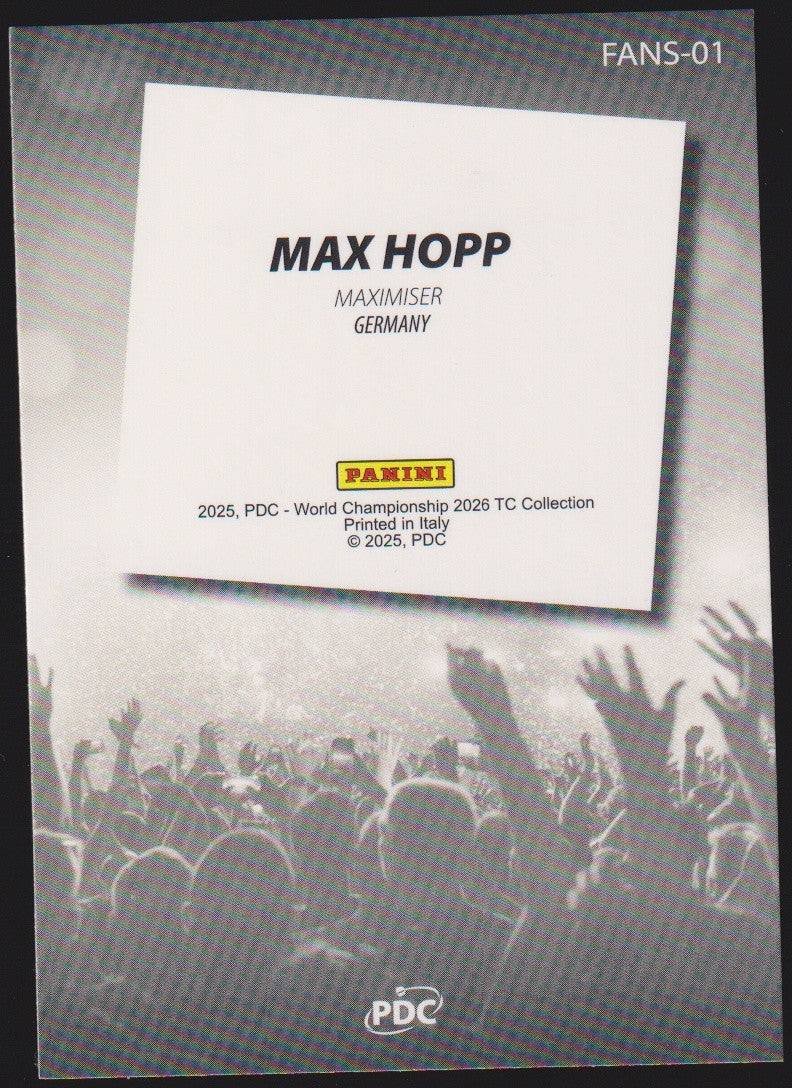 Panini PDC - World Championship 2026 Max Hopp "Maximiser" Refractor Parallel – Bild 2