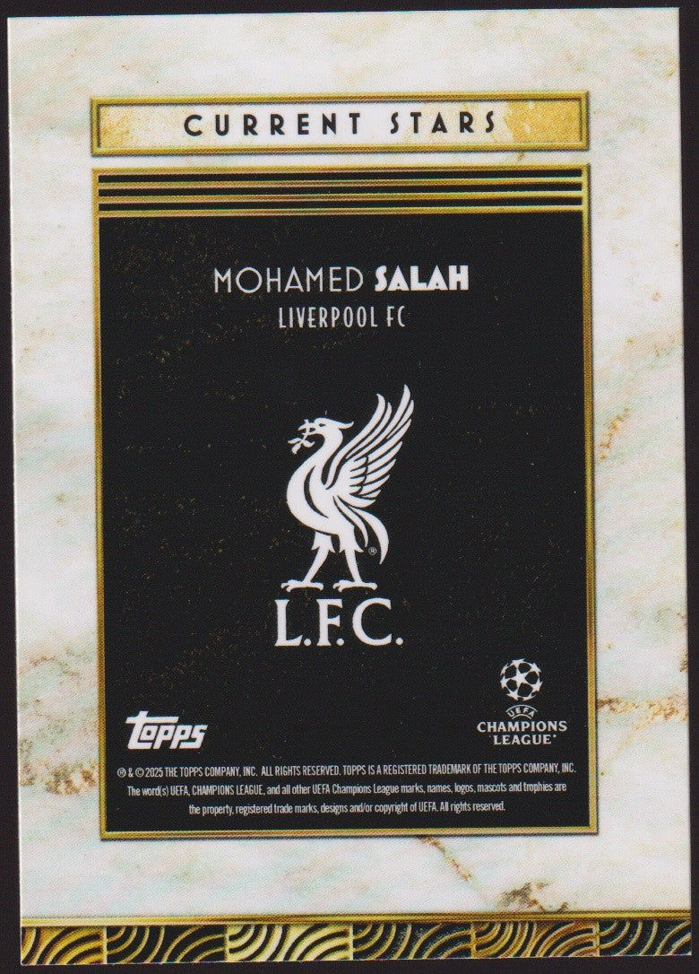 Topps Deco 2024-25 Mohamed Salah Liverpool FC Current Stars Parallel Rare – Bild 2