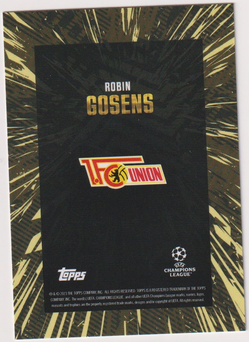 Topps X Whip 2022-23 Robin Gosens 1. FC Union Berlin Parallel Rare – Bild 2
