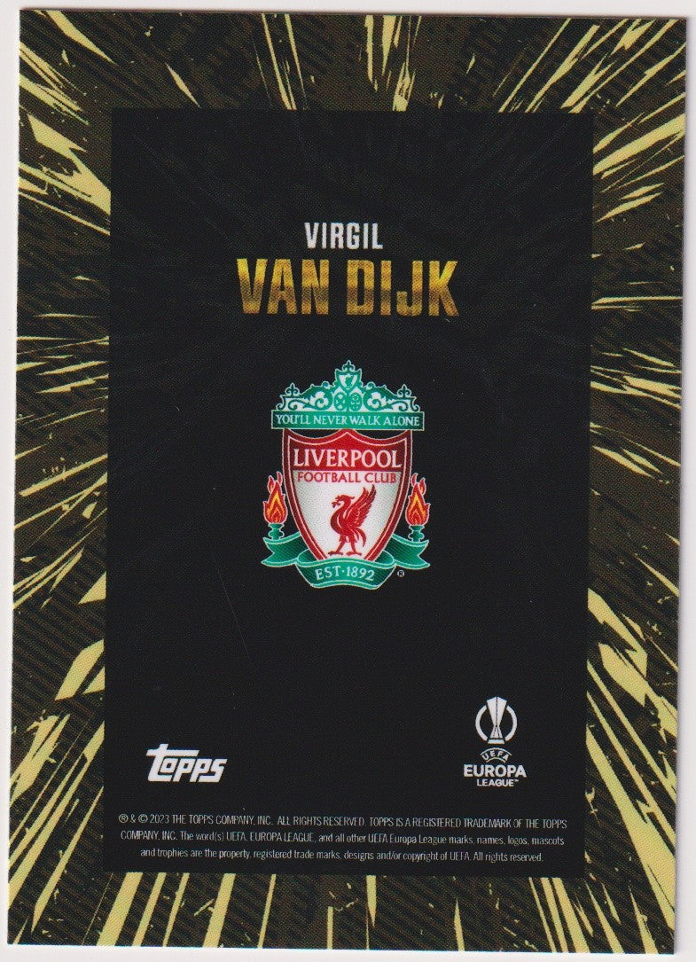 Topps X WHIP Virgil van Dijk Liverpool Football Club Parallel Rare – Bild 2