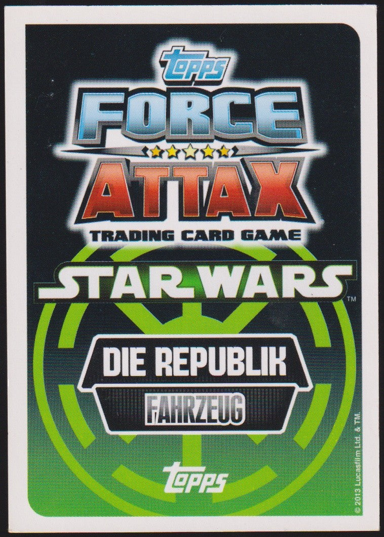 Topps Star Wars 2013 Republic Drop Ship Republik Fahrzeug TCG Rare Nr. 127 – Bild 2