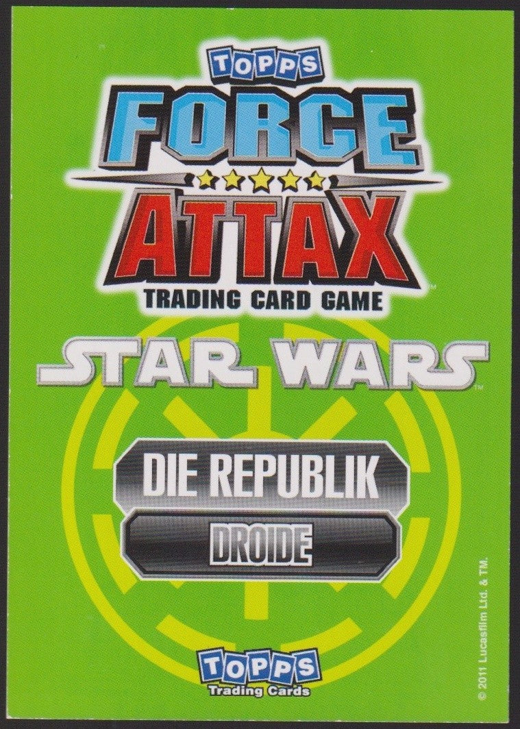 Topps Star Wars 2011 R2-D2 Droide Republik TCG Rare #R2-D2 – Bild 2