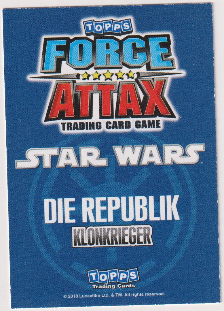 Topps Star Wars 2010 Commander Ponds Republik TCG Rare #24 – Bild 2