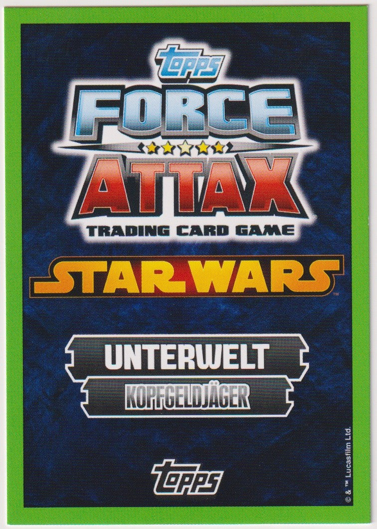 Topps Star Wars 2015 Bossk Kopfgeldjäger Unterwelt TCG Rare – Bild 2