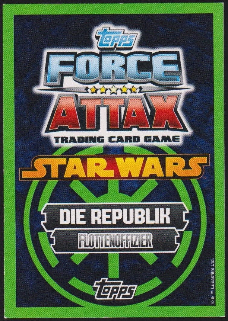 Topps Star Wars 2011 Admiral Kilian Republik Flottenoffizier TCG Rare #28 – Bild 2