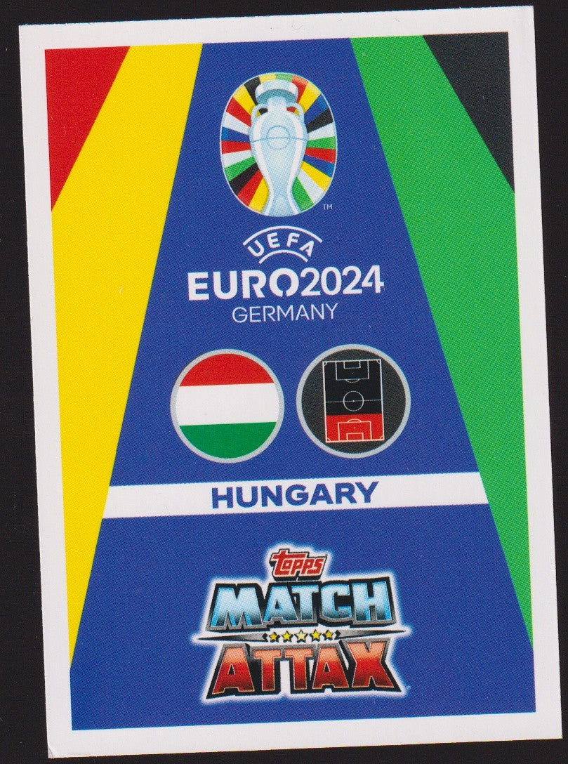 Topps Match Attax 2023-24 Willi Orbán HUN 2 Parallel Rare – Bild 2