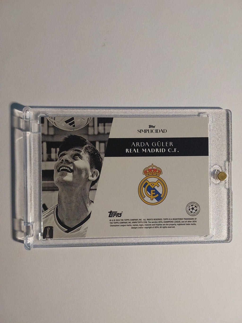Topps Simplicidad 2024-25 Arda Güler Real Madrid Türkei Parallel Ultra Rare Hit – Bild 2