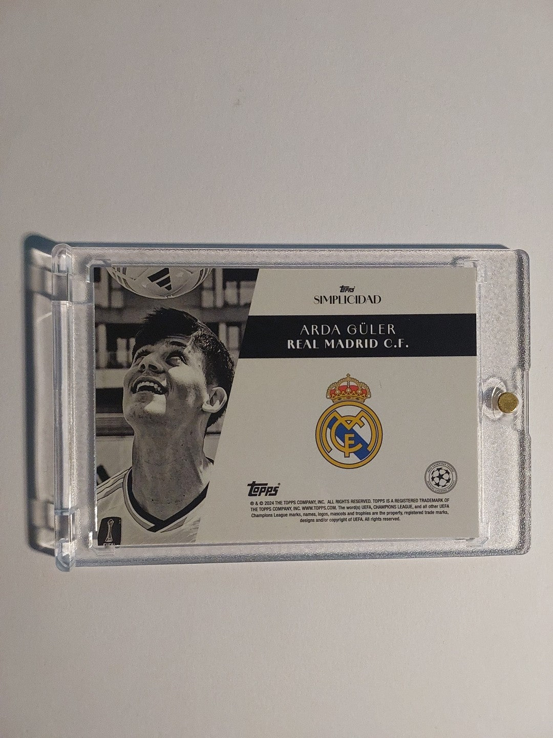 Topps Simplicidad 2024-25 Arda Güler Real Madrid Türkei Parallel Ultra Rare Hit – Bild 2