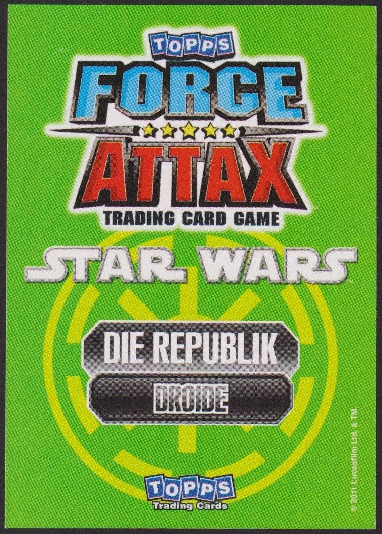 Topps Star Wars 2011 R3-S6 Droide Republik TCG Rare #R3-S6 – Bild 2