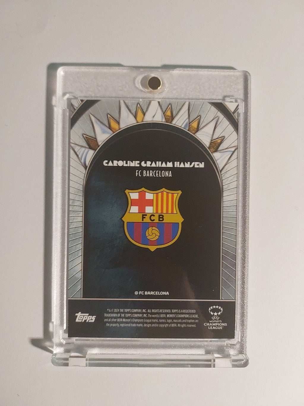 Topps Deco 2023-24 Caroline Graham Hansen Barcelona Parallel – Bild 2