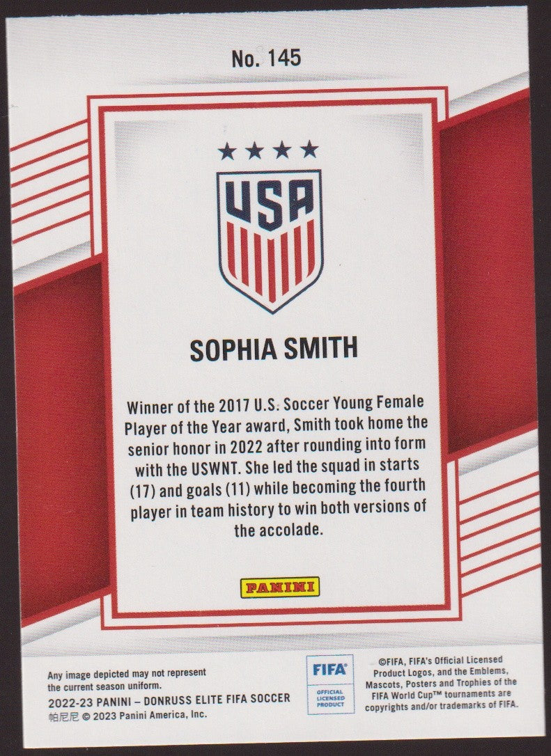 Panini 2022-23 Sophia Smith United States Women's National Team (USWNT) Parallel – Bild 2