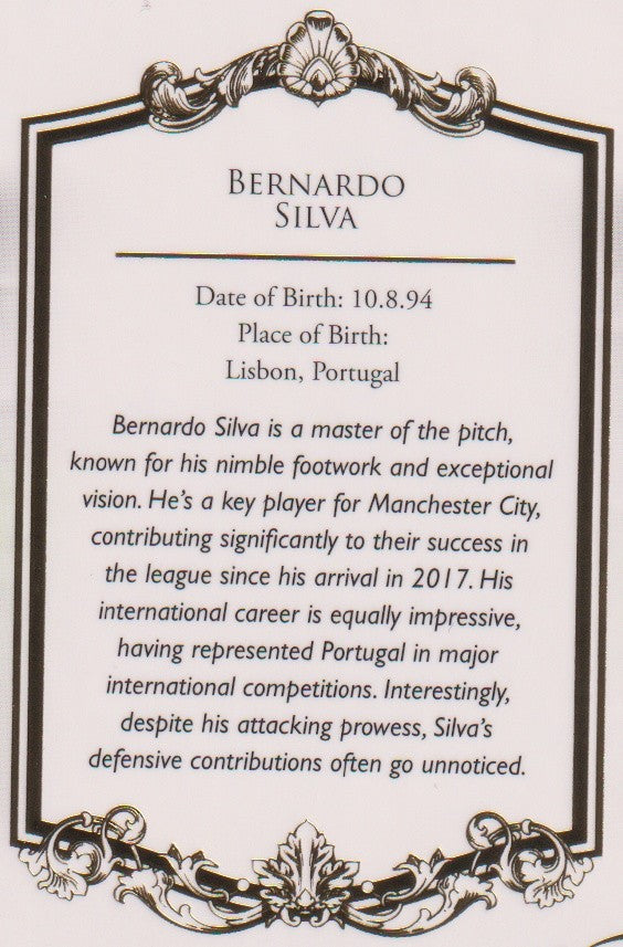Futera Unique 2023 Bernardo Silva Manchester City Portugal Parallel Rare – Bild 2