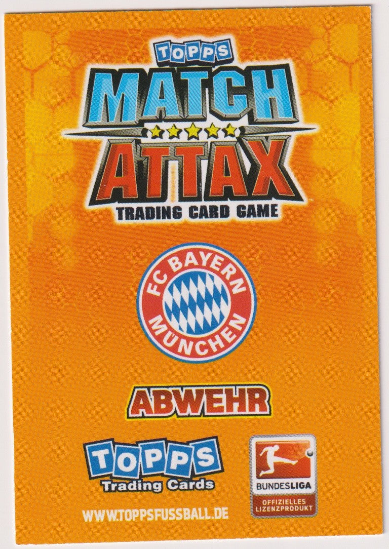 Topps Match Attax Philipp Lahm FC Bayern München Bundesliga Parallel Rare 219 – Bild 2