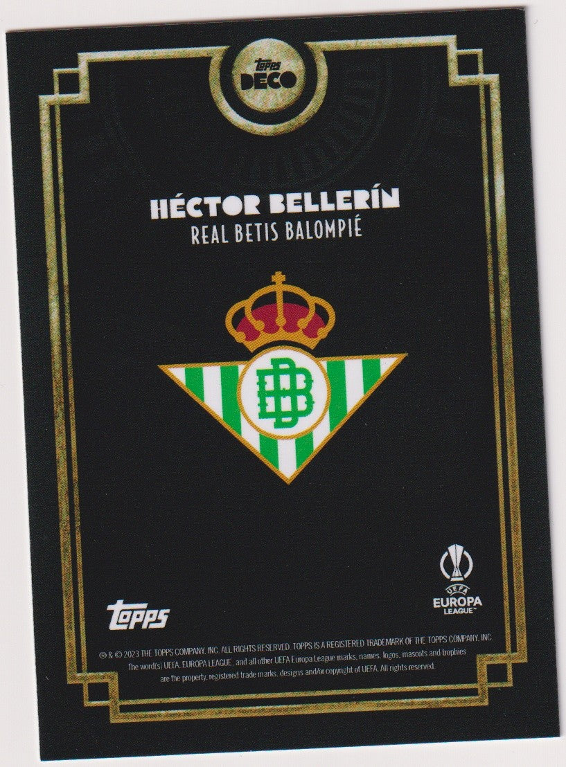 Topps DECO Héctor Bellerín Real Betis Balompié Europa League Parallel Rare – Bild 2