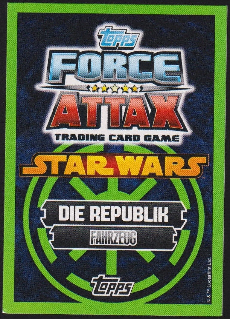 Topps Star Wars 2010 Jedi Sternenjäger Republik Fahrzeug TCG Rare #59 – Bild 2