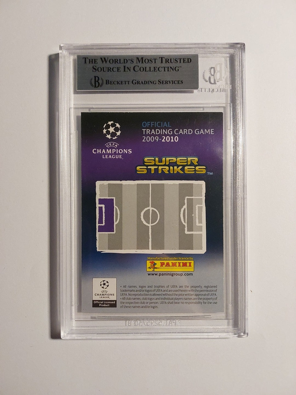 Panini Champions League 2009-10 Gianluigi Buffon Juventus Turin BGS 9 PSA POP 1 – Bild 2
